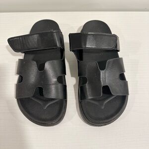 Black Sandals size EU 38/ US 7.5